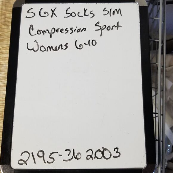 Sock Guy Womens 6-10 SGX Pink Cancer Awareness Compression Comfort Made In USA - Picture 6 of 6